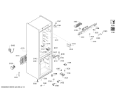 Схема №4 KG57NP72NE с изображением Рамка для холодильной камеры Siemens 00654502