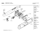 Схема №3 SGS5945EP с изображением Набор кнопок для посудомоечной машины Bosch 00188694