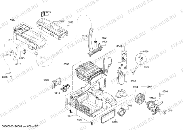 Схема №4 WTW83560BY с изображением Панель управления для электросушки Bosch 11003983