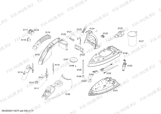 Схема №1 TDA8319 sensixx comfort с изображением Канистра для электроутюга Bosch 00661499