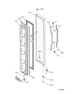 Схема №4 ART 700/UK с изображением Обшивка для холодильной камеры Whirlpool 481244078949