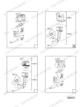 Схема №4 GSF 5300 WH с изображением Микромодуль для посудомойки Whirlpool 480140102989