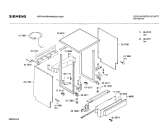 Схема №4 SN148035 с изображением Панель для посудомойки Siemens 00113585