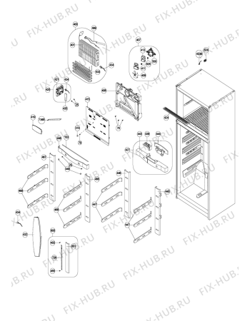 Схема №5 WTH 5244 NFM AQUA с изображением Заглушка для холодильника Whirlpool 482000021053