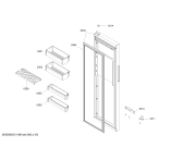 Схема №2 KAN62V01TI с изображением Поднос для холодильной камеры Bosch 00674023