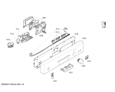 Схема №4 3VS340BP с изображением Передняя панель для посудомойки Bosch 00662589