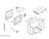 Схема №3 3HB609X с изображением Модуль управления, незапрограммированный для плиты (духовки) Bosch 00700143
