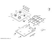 Схема №1 ER64151DE с изображением Форсунки для жидкого газа для плиты (духовки) Bosch 00614394