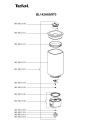 Схема №2 BL142AKR/870 с изображением Часть корпуса для электроблендера Tefal MS-0A11868
