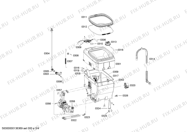 Схема №3 WP10T581FF с изображением Панель управления для стиралки Siemens 00645116