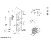 Схема №3 KG33VX97 с изображением Дверь морозильной камеры для холодильника Siemens 00685583