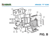 Схема №4 IC 165M с изображением Крышка для сплит-системы DELONGHI AG89249