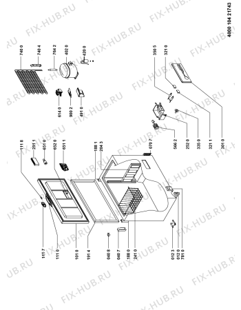 Схема №1 WH3200UK (F090724) с изображением Руководство для холодильника Indesit C00358788