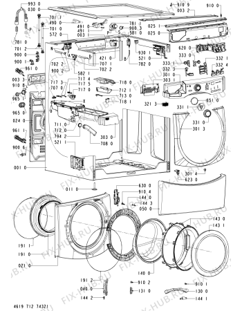 Схема №2 MHWE550WJ00 с изображением Другое для стиралки Whirlpool 480111102452