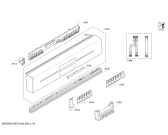Схема №4 SN58N464DE Extraklasse made in germany с изображением Передняя панель для посудомоечной машины Siemens 00708489