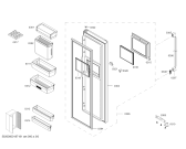 Схема №4 KAN63V41TI с изображением Дверь для холодильника Bosch 00714230