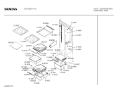 Схема №6 KF57U50 с изображением Крышка для холодильника Siemens 00296792