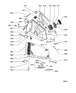 Схема №1 AKR 698 WH с изображением Указатель для электровытяжки Whirlpool 481213428093