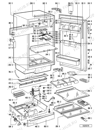Схема №1 IKU 158-4 с изображением Дверца для холодильника Whirlpool 481241878915