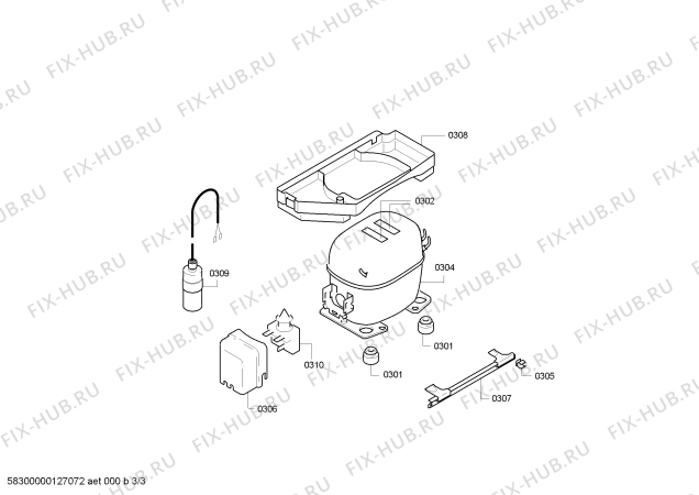 Схема №3 RC242200 с изображением Стеклопанель для холодильника Bosch 00667350