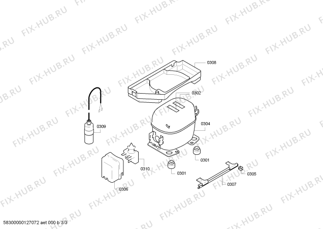 Схема №3 RC242200 с изображением Стеклопанель для холодильной камеры Bosch 00667351