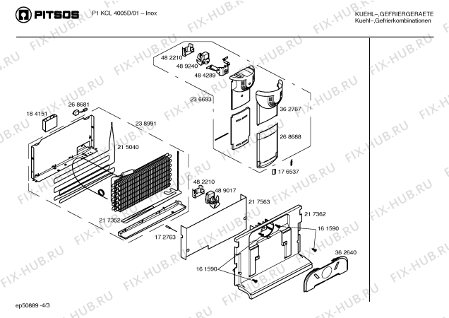 Схема №4 P1KCL4005D с изображением Дверь для холодильника Bosch 00241126