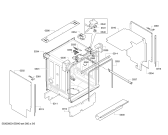 Схема №4 SMVKBT03 с изображением Передняя панель для посудомойки Bosch 00700807