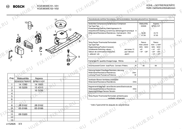 Схема №2 KGS3830IE с изображением Дверь для холодильника Bosch 00234330