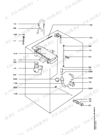 Взрыв-схема стиральной машины Aeg Electrolux LAV63800 - Схема узла Hydraulic System 272