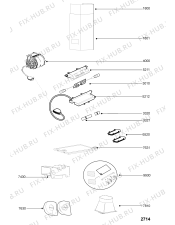 Схема №1 AKR 755 IX с изображением Спецфильтр для вентиляции Whirlpool 480122101844