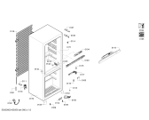 Схема №1 CK268V03 с изображением Дверь морозильной камеры для холодильника Bosch 00689098