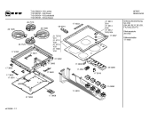 Схема №1 PKR612CEU с изображением Кронштейн для плиты (духовки) Siemens 00356289