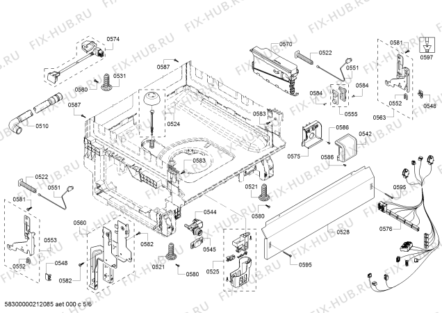 Схема №3 SHEM3AY52N SilencePlus 50dBA с изображением Панель управления для посудомойки Bosch 00777873