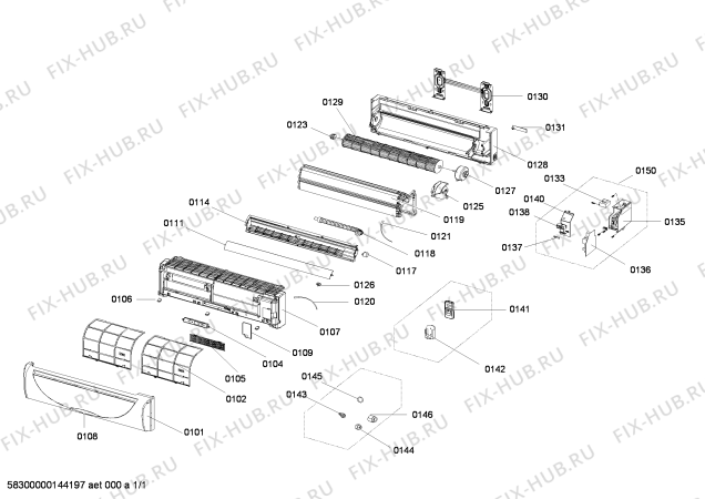 Схема №1 S1ZDI12202 с изображением Модуль управления для кондиционера Siemens 00678589