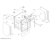 Схема №4 SMI53M22EU SuperSilence с изображением Передняя панель для посудомойки Bosch 00741907