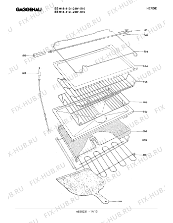 Схема №10 EB906210 с изображением Держатель для плиты (духовки) Bosch 00097213