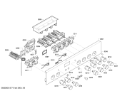 Схема №4 CH232250 с изображением Панель управления для плиты (духовки) Bosch 00671670