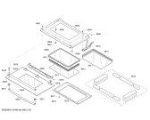 Схема №5 HBL745AUC с изображением Дверь для холодильника Bosch 00239422