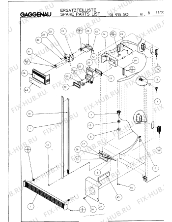 Схема №20 SK530062 с изображением Винт для холодильника Bosch 00158735