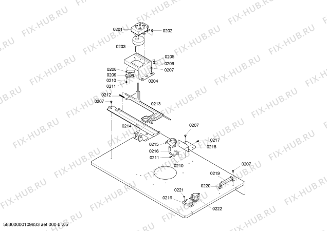 Схема №3 HBL432AUC с изображением Держатель Bosch 00491300