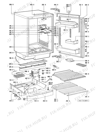 Схема №1 CGW 601 с изображением Фиксатор Whirlpool 481946059661