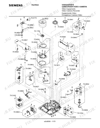 Схема №7 FA278G4 с изображением Инструкция по эксплуатации для видеоэлектроники Siemens 00531032