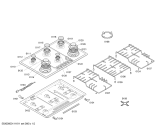 Схема №1 T2884S0EU Neff с изображением Столешница для плиты (духовки) Bosch 00475055
