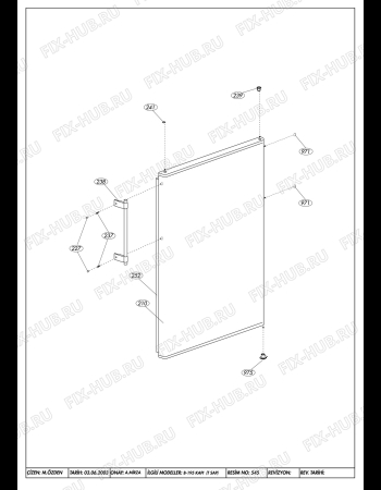 Схема №4 BLOMBERG FTE 1530 (6195412137) с изображением Ящик (корзина) для холодильной камеры Beko 4336530400