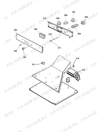 Схема №3 FIU20BKMK2 (F047220) с изображением Другое для духового шкафа Indesit C00257717