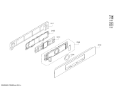 Схема №7 HRG675BS1 с изображением Корпус для духового шкафа Bosch 11016724