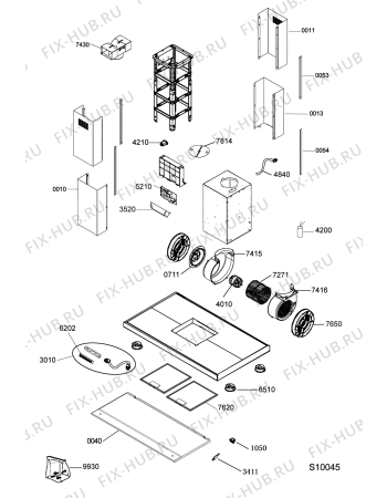 Схема №1 KEIPP12020 (F096203) с изображением Трубка для вентиляции Indesit C00419166