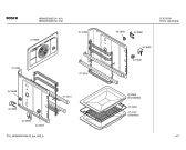 Схема №4 HBN42S320E Horno bosch ind.mltf_basc.blanc.reloj et с изображением Передняя часть корпуса для духового шкафа Bosch 00441112