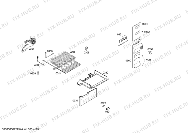 Схема №2 KGN39X23 с изображением Дверь для холодильника Bosch 00244402