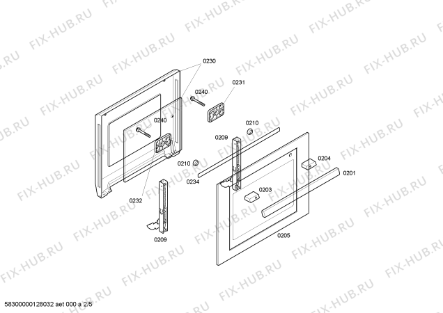 Схема №4 4HF415X с изображением Кнопка для электропечи Bosch 00610987